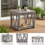 Ensemble de conversation extérieur en aluminium 3 pièces avec chaises pivotantes à 360° et coussins, fini chêne blanchi-1355386144