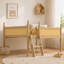 Lit mezzanine en bois avec barrières de sécurité, échelle et tablette de chevet-1394932076-1394932078