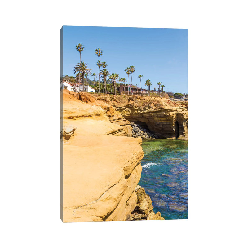 San Diego Sunset Cliff par Melanie Viola - Photographie sur toile tendue, H 40 po x l 26 po x P 1,5 po