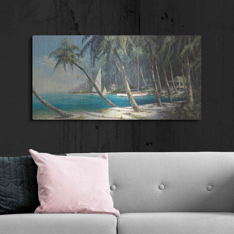 «Bali Cove» par Art Fronckowiak - reproduction d'art non encadrée, H 48 po x l 24 po x P 0,2 po
