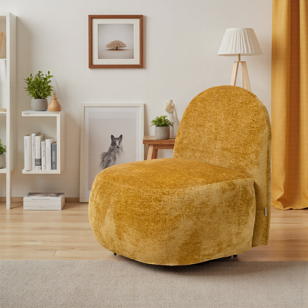 Upholstered Swivel Accent Chair