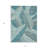 3' X 5' Teal Blue Gray And Ivory Floral Washable Indoor Outdoor Area Rug