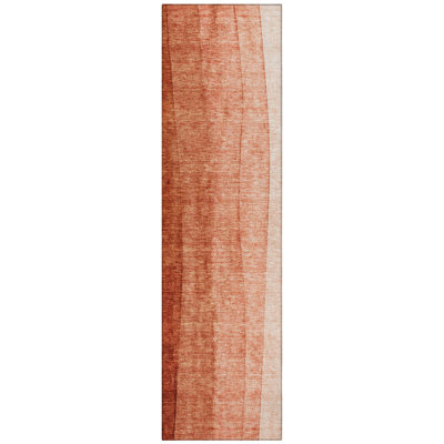 Lavonia Flatweave Washable Ombre Indoor / Outdoor Rug