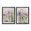 Bouquets de fleurs sauvages assortis maison de campagne - ensemble de 2 grands bouquets d'art mural-1369832882-1369832895