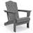 HDPE Foldable Steel Adirondack Chair-2133841919