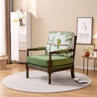 Chaise texturée en tissu jacquard