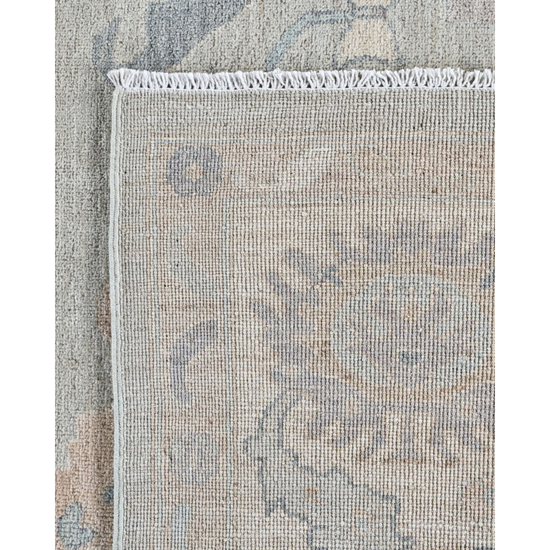 Floral One-of-a-Kind 7' 11" X 9' 8" Hand Knotted Area Rug