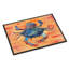 Tapis de porte intérieur anti-dérapants crabes sur orange-866301107