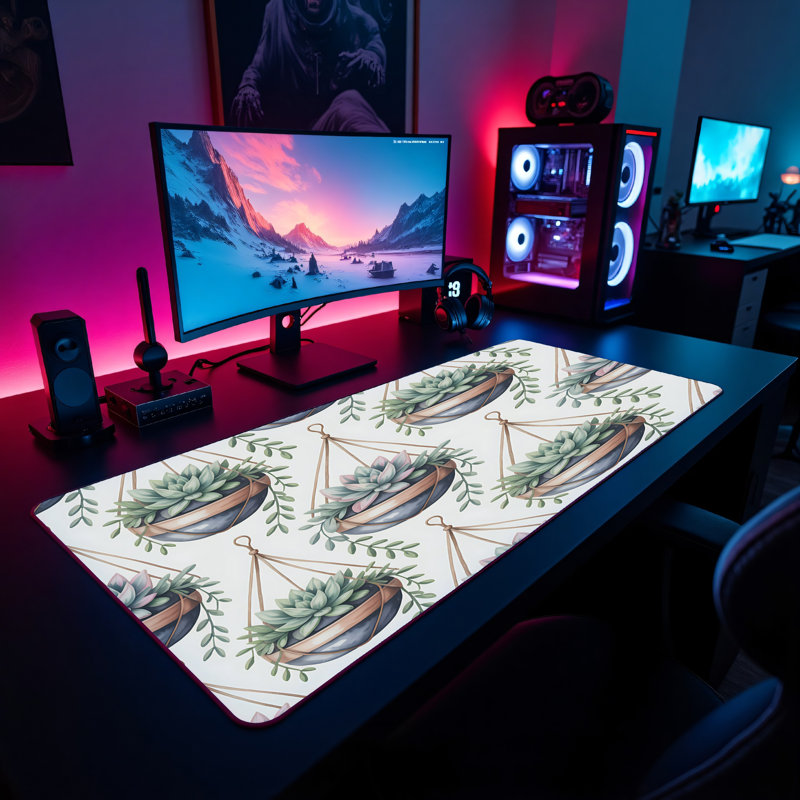 Polyester Desk Pad, 23.6x13.8