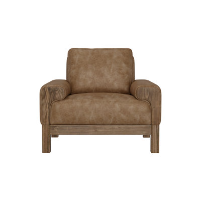 Structure et base en bois, fauteuil