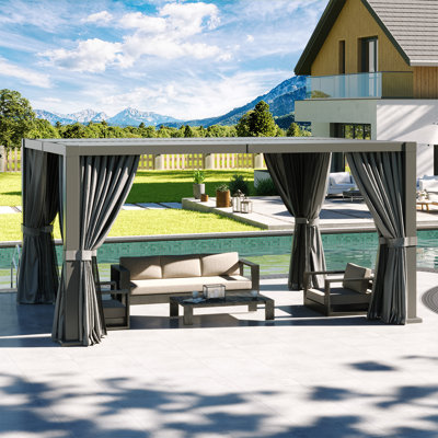 Outdoor Louvred Aluminum Pergola