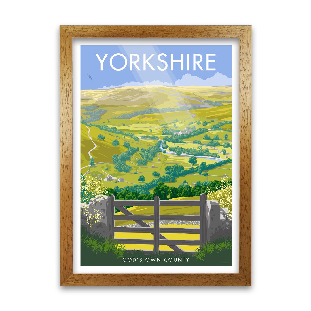 Poster Yorkshire von Stephen Millership