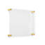 Clear UV-Grade Acrylic Modern Floating Picture Frame - Gold-27201310