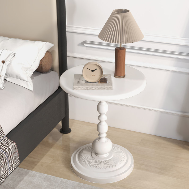 Pedestal Single, White