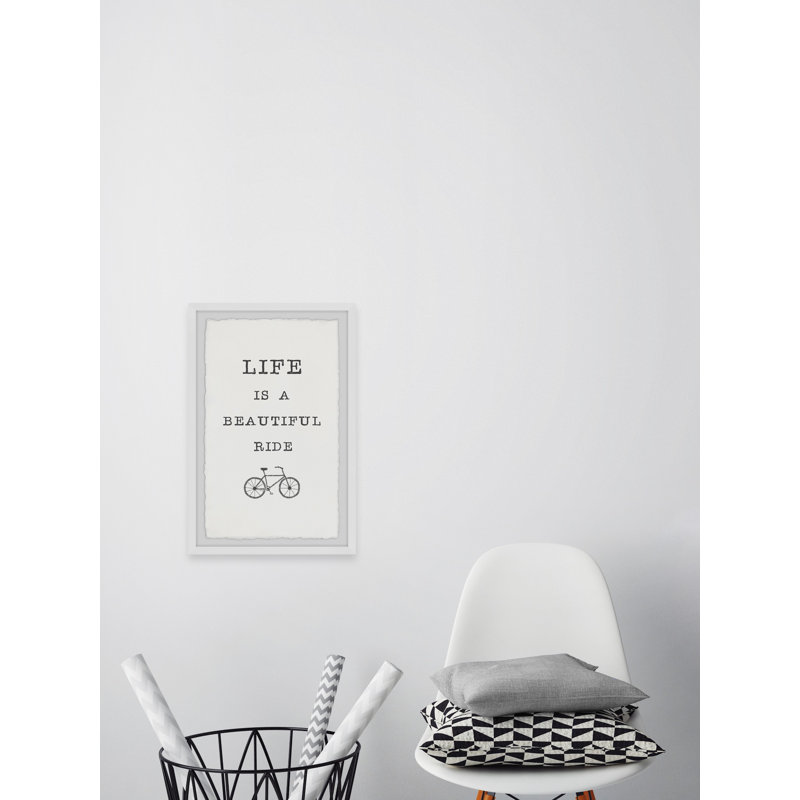 Life Is A Beautiful Ride V - Single Picture Frame Print, 61cm H x 41cm W x 3.81cm D