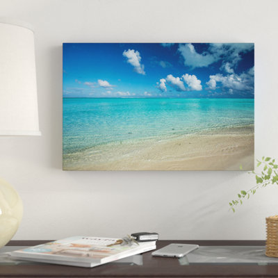 « clouds over the pacific ocean, bora bora, society society, french polynésie v », reproduction de photo sur toile