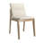 Arusha Beige Linen And Wood Dining Chairs-729390219