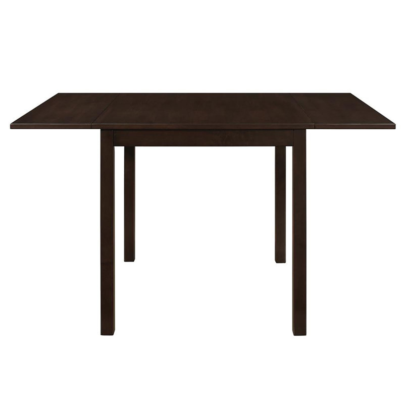 Cappuccino Dining Table with Drop Extension Leaf