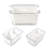 4.5L Nested Fridge Storage Container with Removable Colander