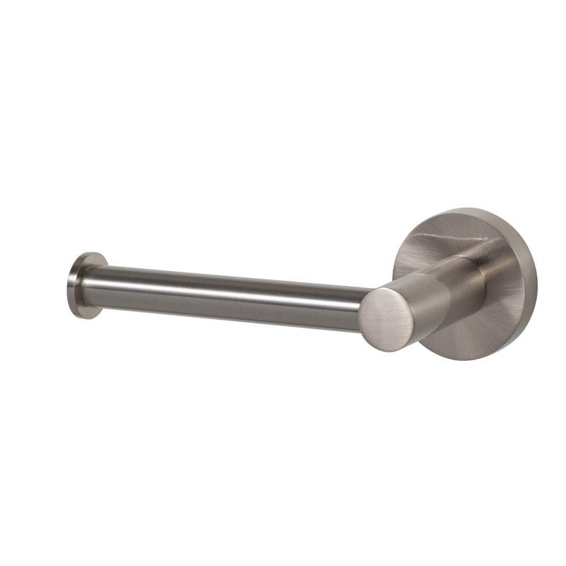 Porte-papier Lugan Euro, plat , Nickel satiné