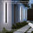 47.3" Modern Black LED Dimmable Waterproof  Linear Outdoor Wall Sconce for Exterior Porch or Garden-1371837319