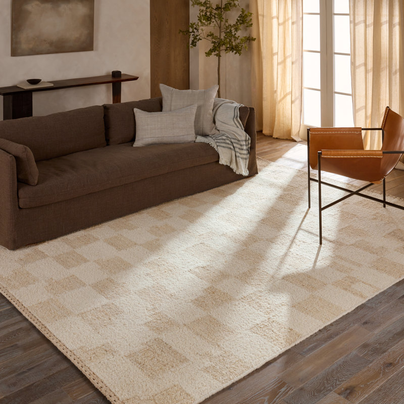Jaipur Living Hayden LEO13 Handmade Geometric Ivory Area Rug (10'x14'), Rectangle 9' x 12'