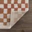 Tapis terre cuite / rouille à carreaux Jasha-686347342-690130682