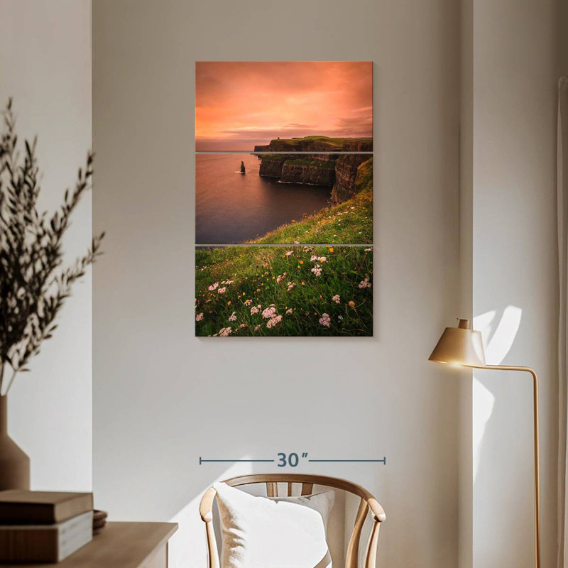 Nicci Dusky Irish Cliffs, 57" H x 36" W