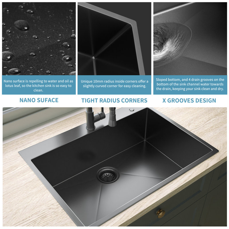 Drop-In Kitchen Sink, 16 Incorrect