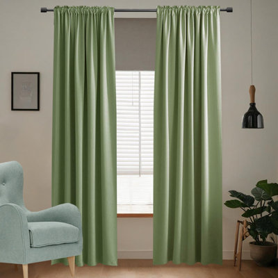 Room Darkening Curtains,2 Panels Set