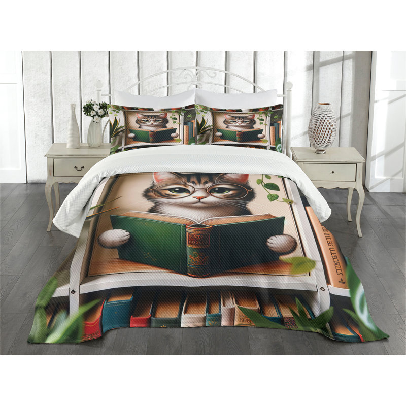 Polyester Coverlet, Queen Coverlet / Bedspread + 2 Standard Shams