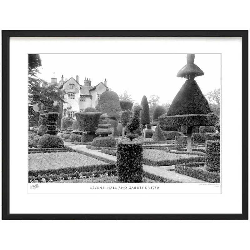 Levens, Hall And Gardens C1950 by Francis Frith - Single Picture Frame Print, 45cm H x 60cm W x 2.3cm D