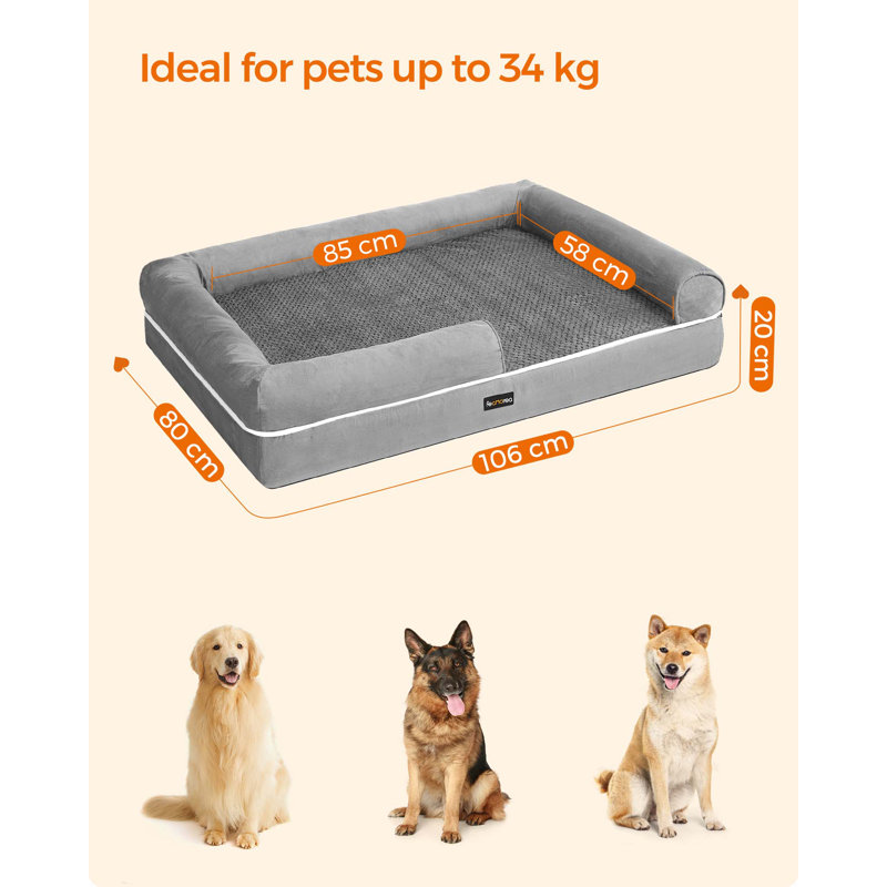 106×80×25cm Polyester Pet Bed