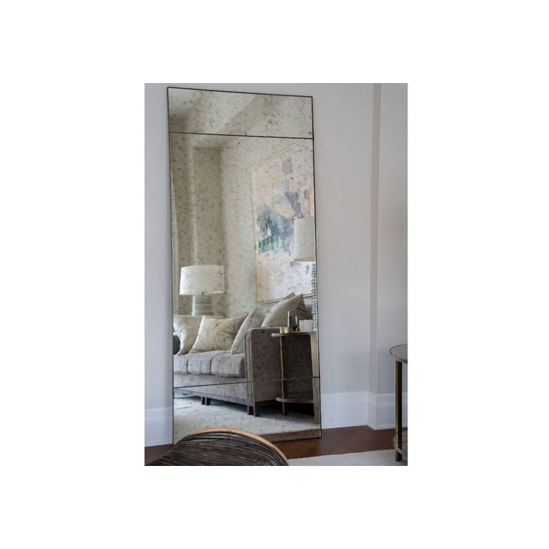 Eden Rectangle Brass Mirror