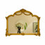 Miroir, miroir pu de style baroque avec un cadre doré orné