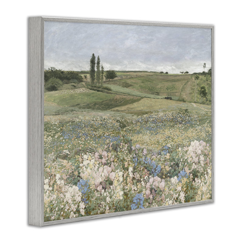 Giclée encadrée de charme, vue par prairie pastorale, design par Amber Sterling, H 24 po x l 30 po