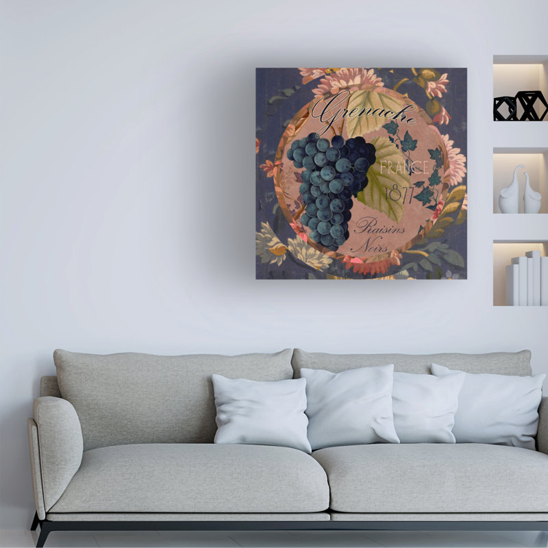 Art sur toile Sasha Wines Of France IV, 18" H x 18" W