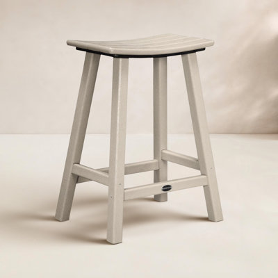 POLYWOOD Traditional Garden Patio Bar Stool