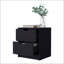 Table de chevet 2 tiroirs, table de bout, table d'appoint Basilea-22220309