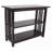 Alaterre Furniture Mission 31" W x 14" D x 24" H 2 Shelves Under Window Bookshelf, Espresso-1584435145