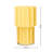  Marais 8" Ribbed Yellow Glass Vase for Floral Arrangements & Decor-1930201341