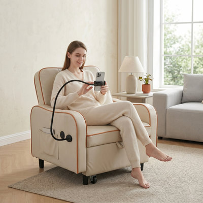 3-in-1 Single Sofa Bed.sleeper Chair For Small Spaces.convertible Chair Bed