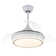36" Rumley 3 - Blade LED Retractable Dimmable Ceiling Fan with Remote Control and Light Kit