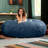 Jaxx 6 Foot Cocoon - 2-in-1 Convertible Bean Bag Bed & Large Bean Bag Chair for Adults -1320806838