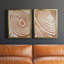 «Wood Grain Suminagashi III», ensemble de 2 impressions encadrées-291961605-291961434