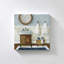 "Cozy Navy Bath I" par Carol Robinson, reproduction sur toile