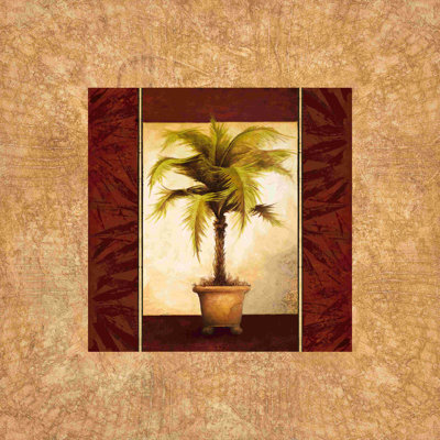 «Courtly Palm», impression sur toile tendue