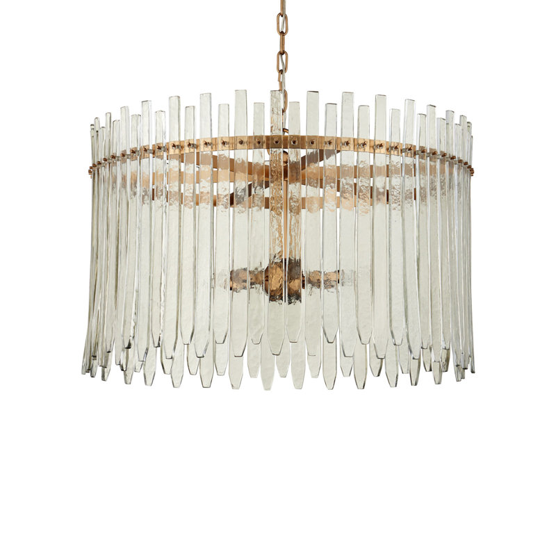 Electra 6 - Light Iron Chandelier