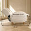 Chaise nordique, chaise multifonctionnelle en tissu chenille, canapé décoratif, dossier incurvé, salle d'étude, salle de loisirs, chameau,-1914342956