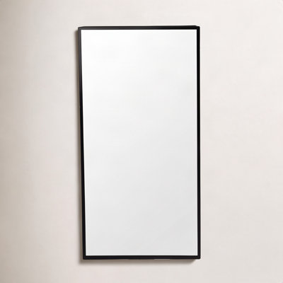 Cubiko Metal Rectangle Mirror with Shelves